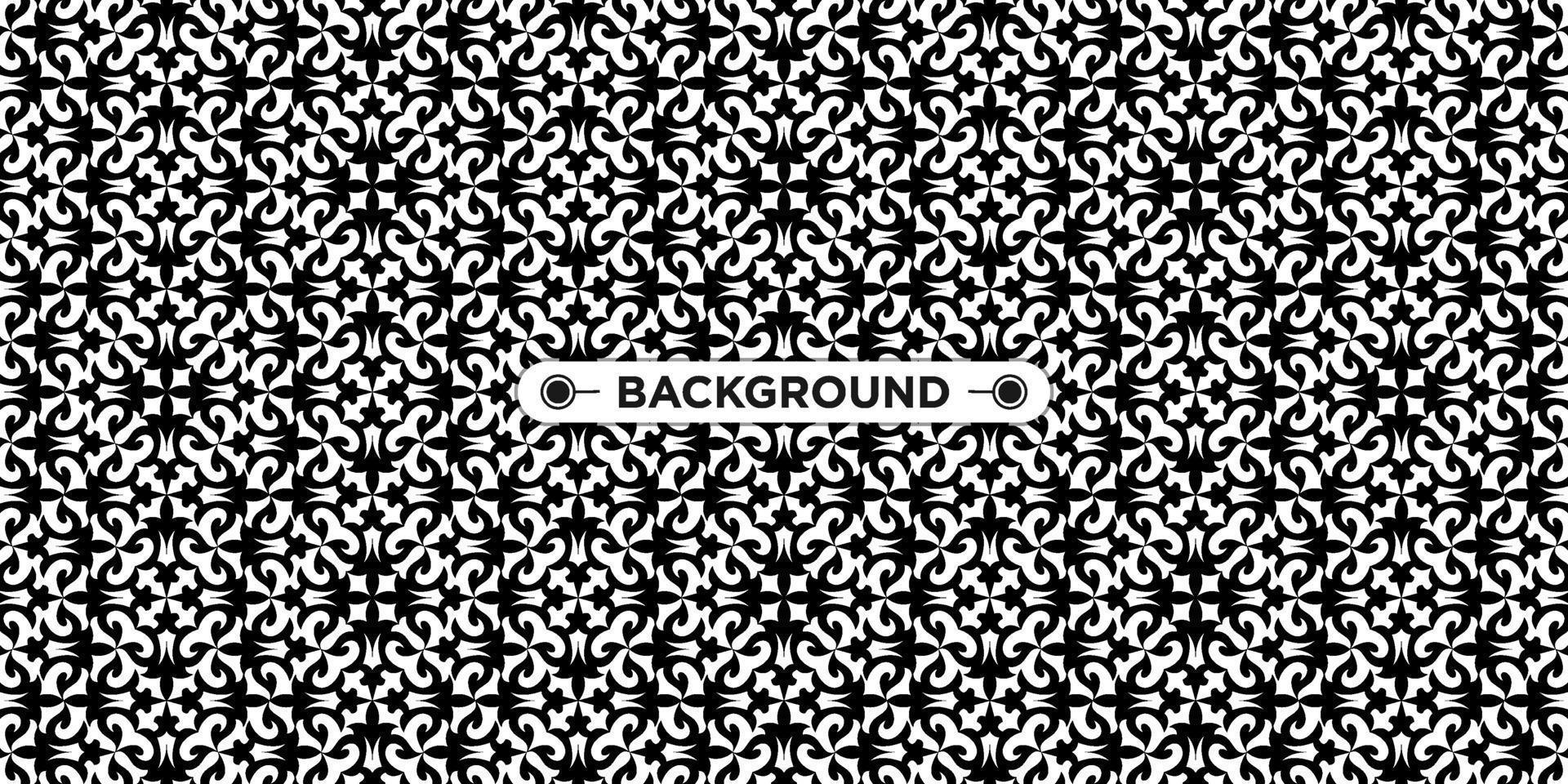 background pattern seamless ethnic geometric black and white vector