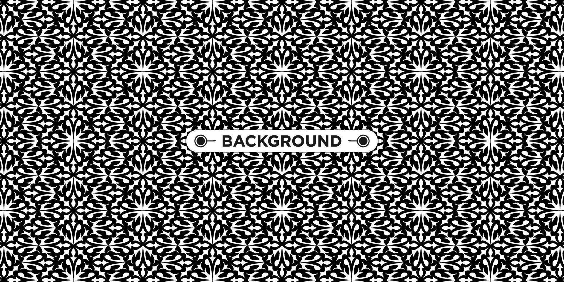 background pattern seamless ethnic geometric black and white vector