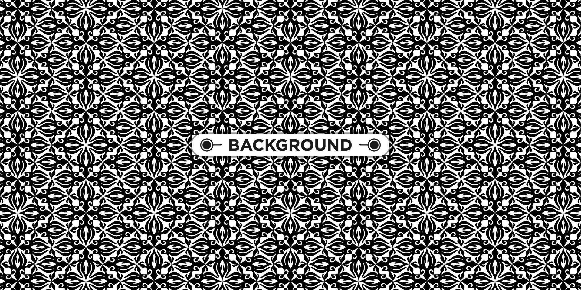 background pattern seamless ethnic geometric black and white vector