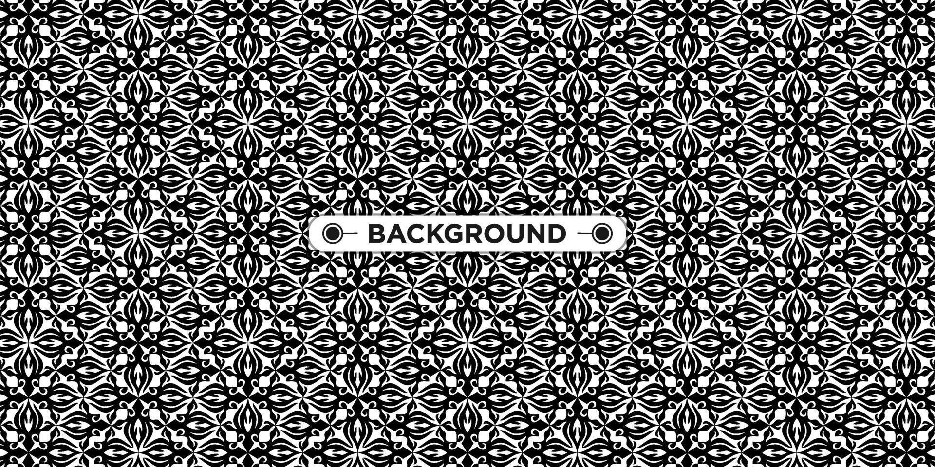 background pattern seamless ethnic geometric black and white vector