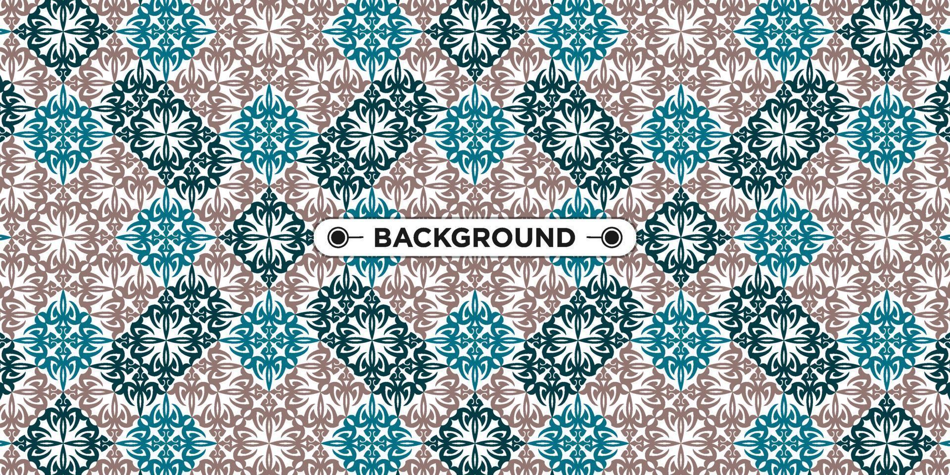 colorful geometric ethnic seamless pattern background vector