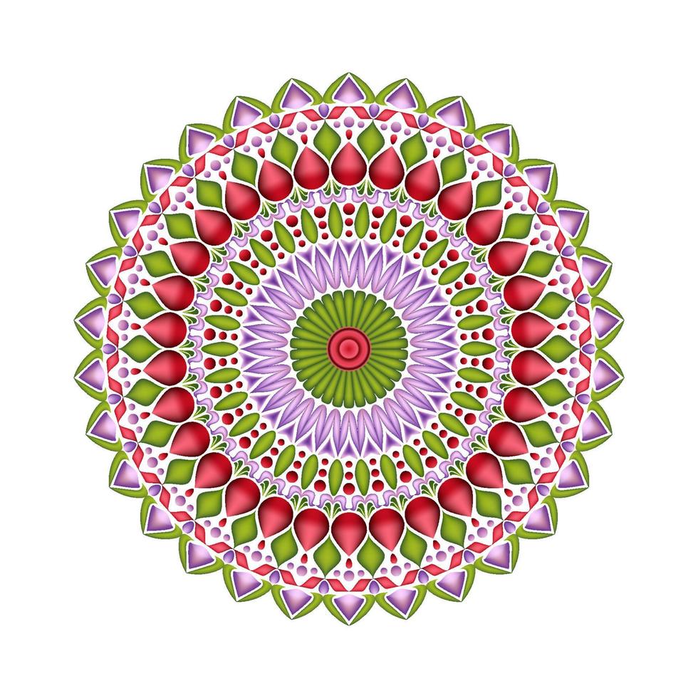 adornos de mandala elegantes y únicos vector