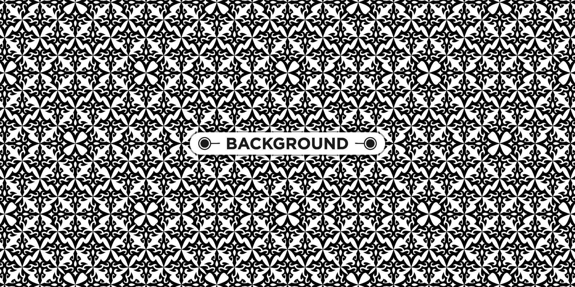 background pattern seamless ethnic geometric black and white vector