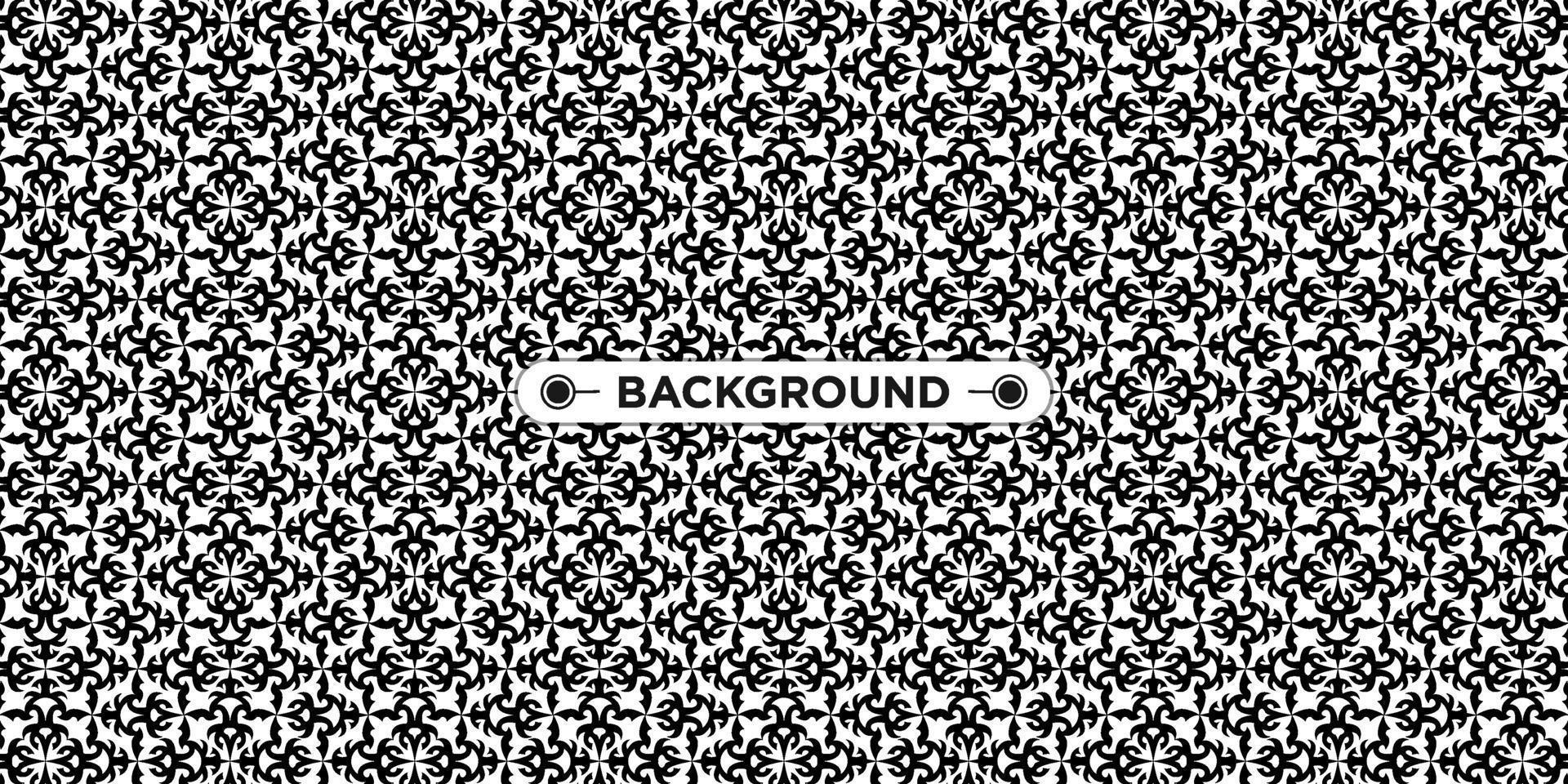 background pattern seamless ethnic geometric black and white vector