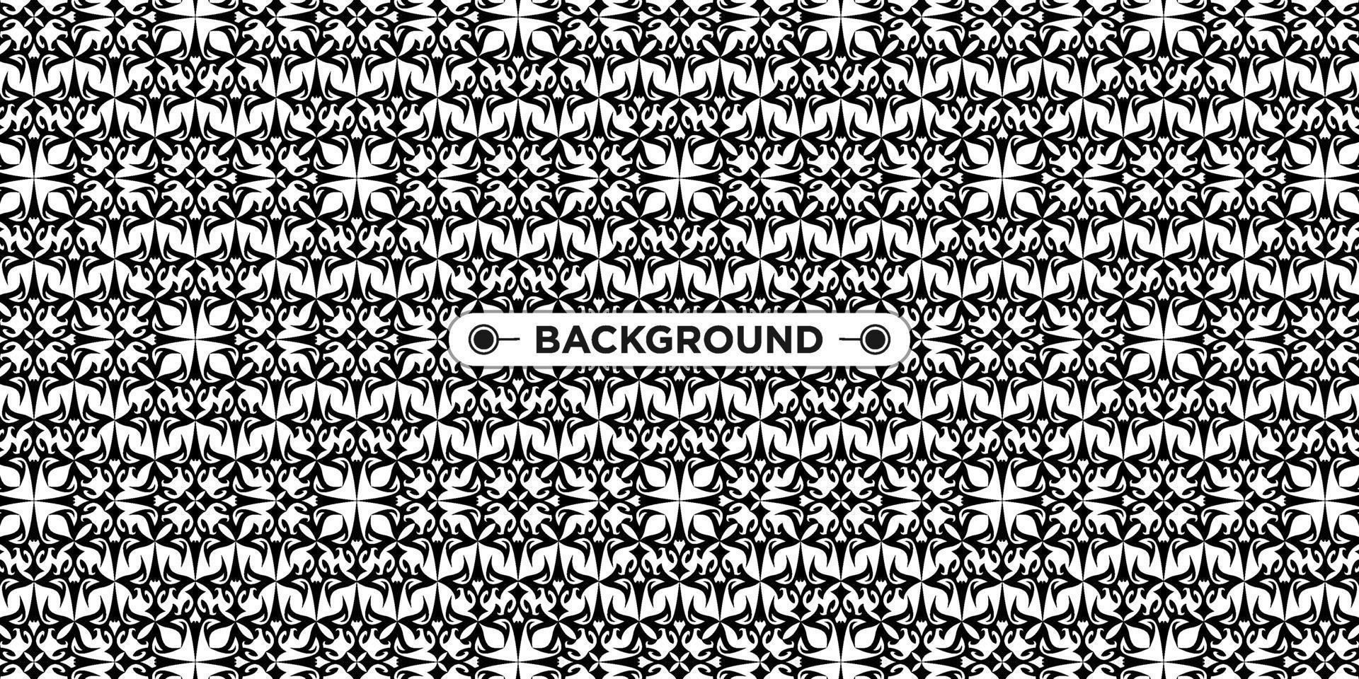 background pattern seamless ethnic geometric black and white vector