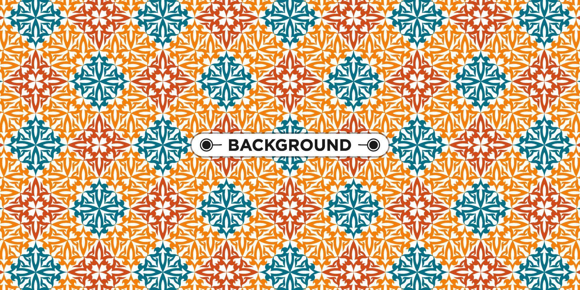 colorful geometric ethnic seamless pattern background vector