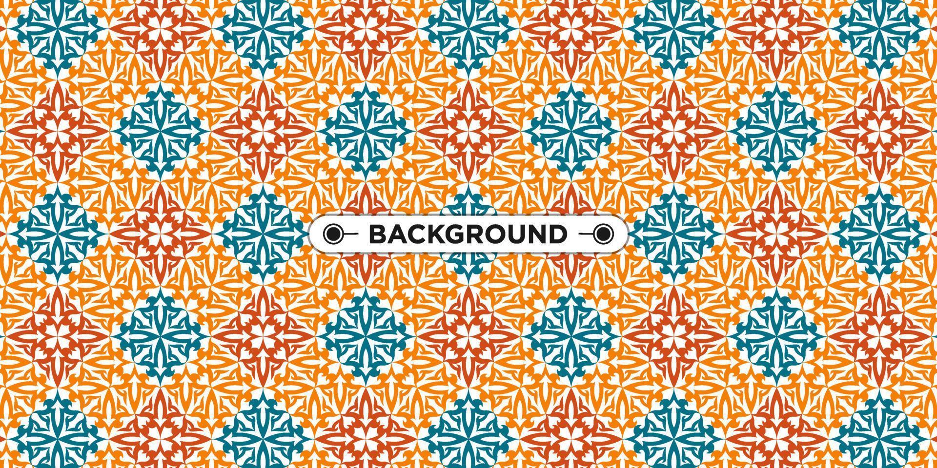 colorful geometric ethnic seamless pattern background vector