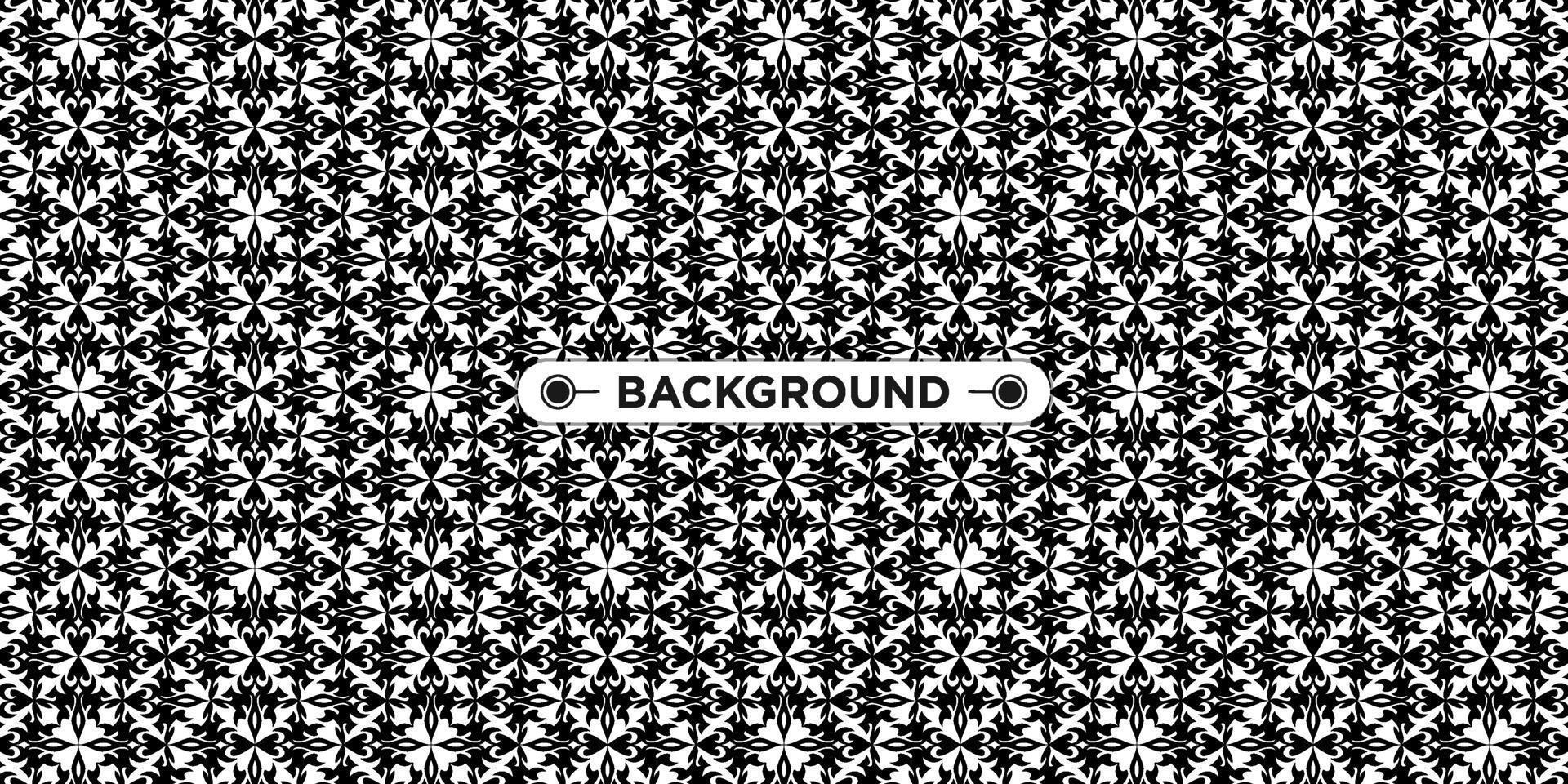 background pattern seamless ethnic geometric black and white vector