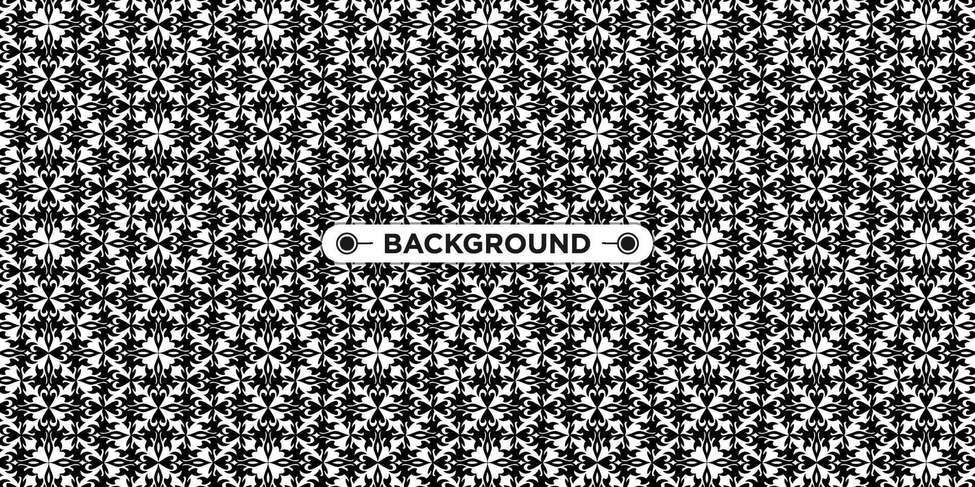 background pattern seamless ethnic geometric black and white vector