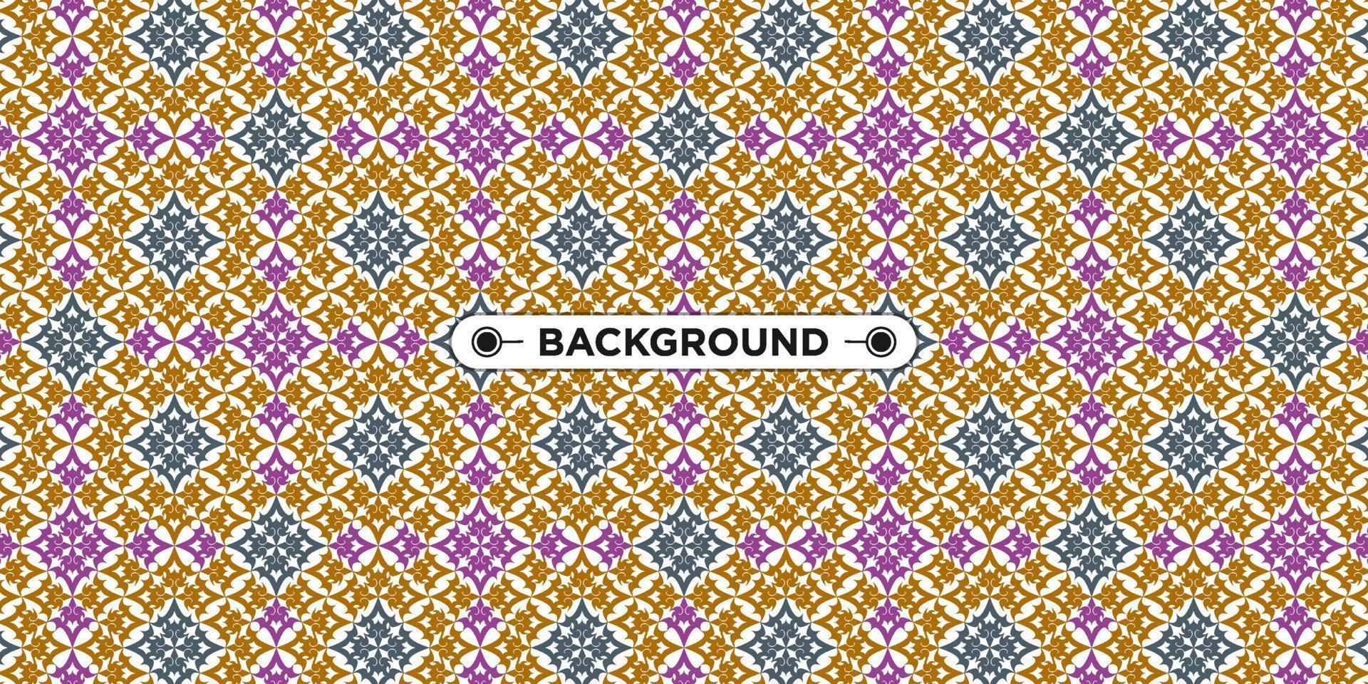 colorful geometric ethnic seamless pattern background vector