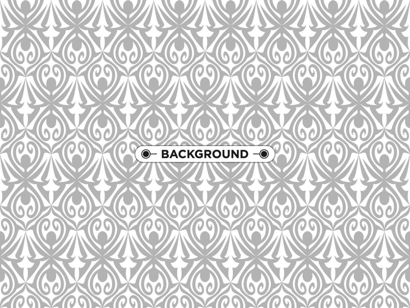 nice ethnic gray seamless pattern vector