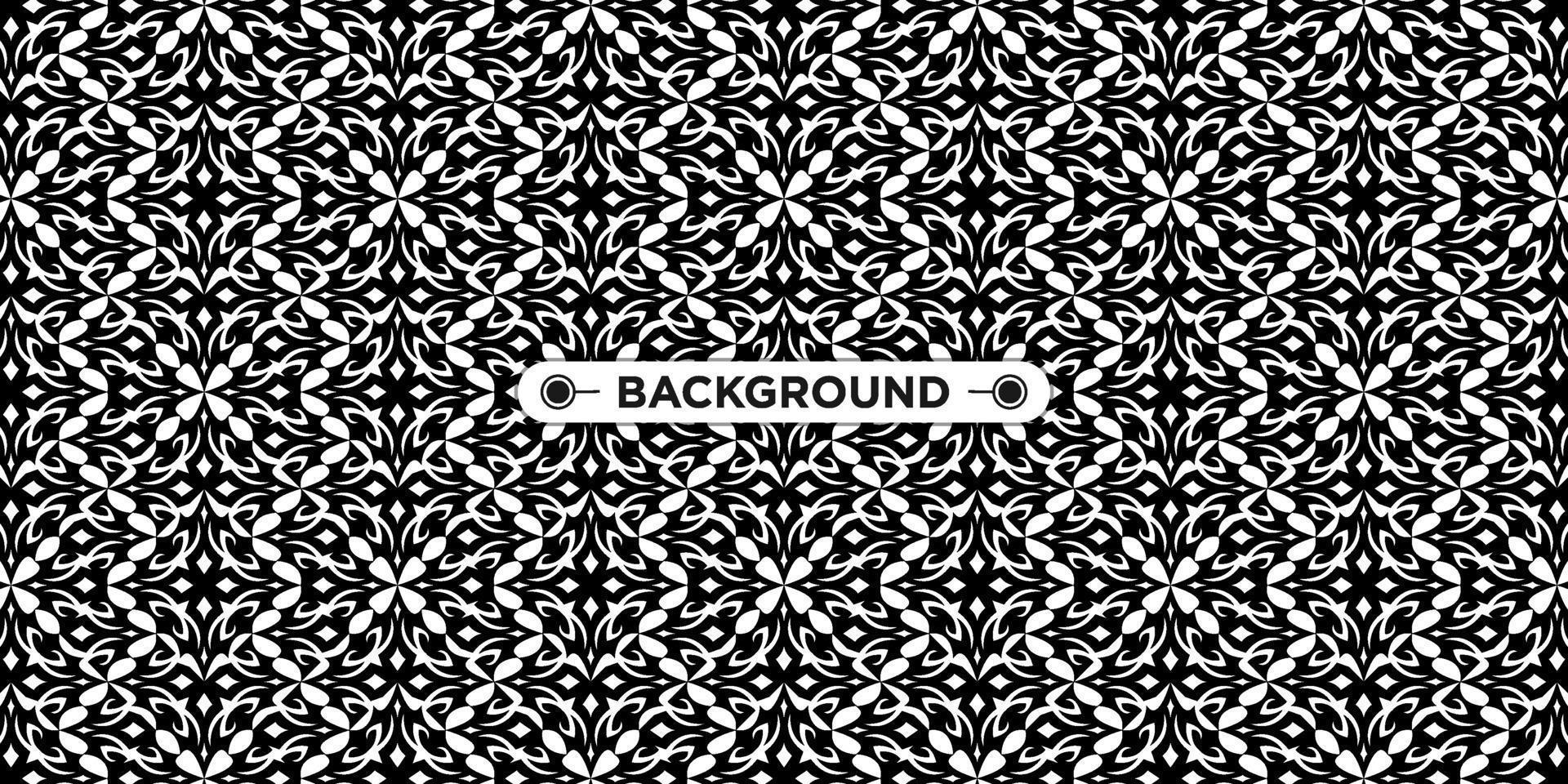 background pattern seamless ethnic geometric black and white vector