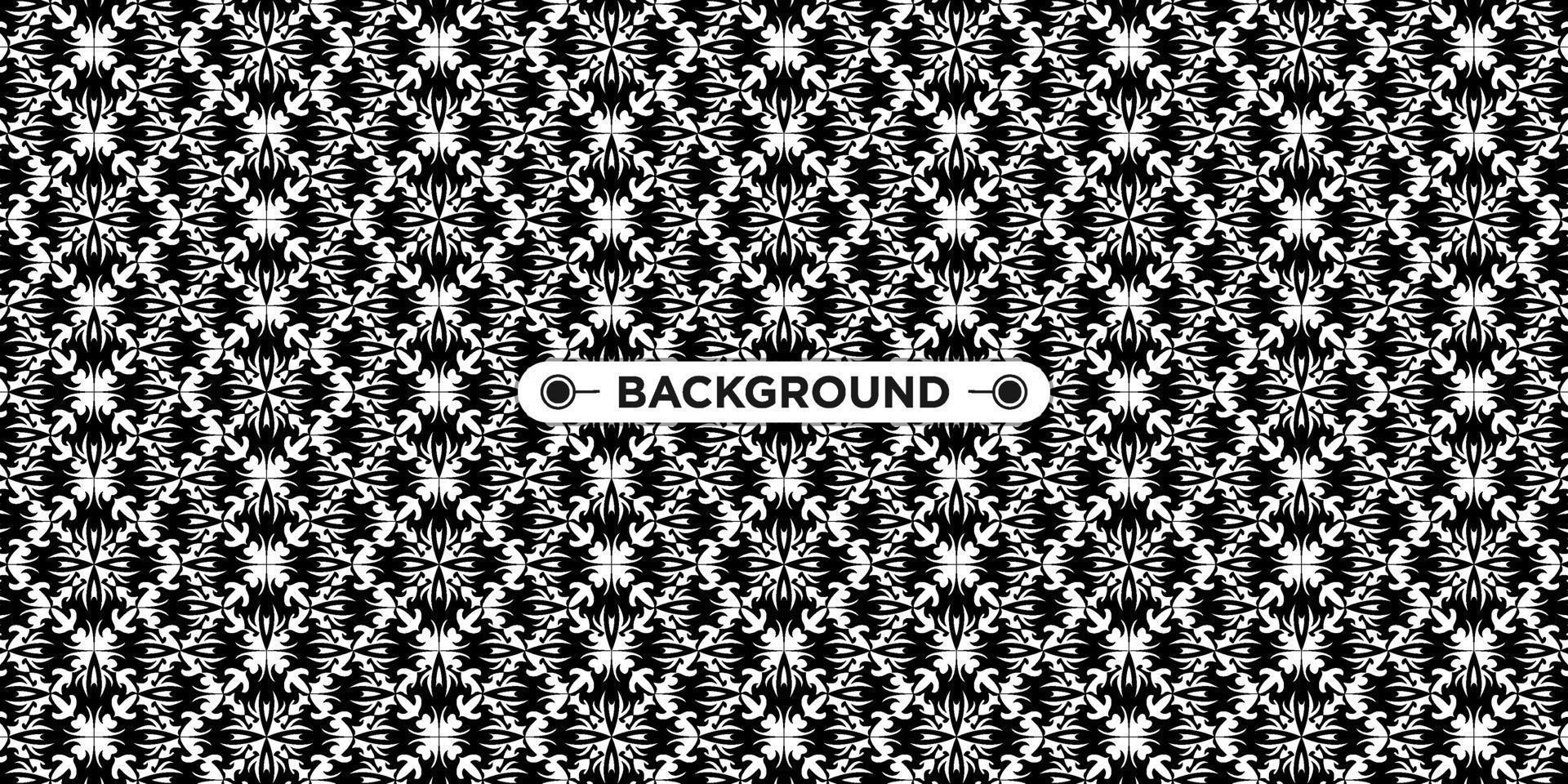background pattern seamless ethnic geometric black and white vector
