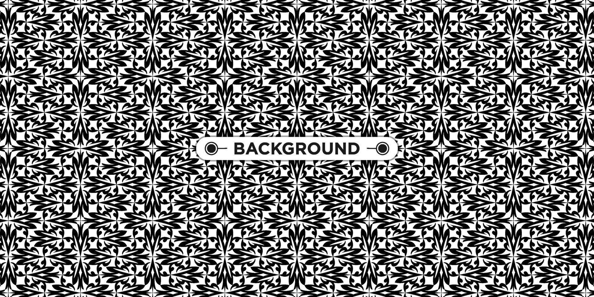 background pattern seamless ethnic geometric black and white vector