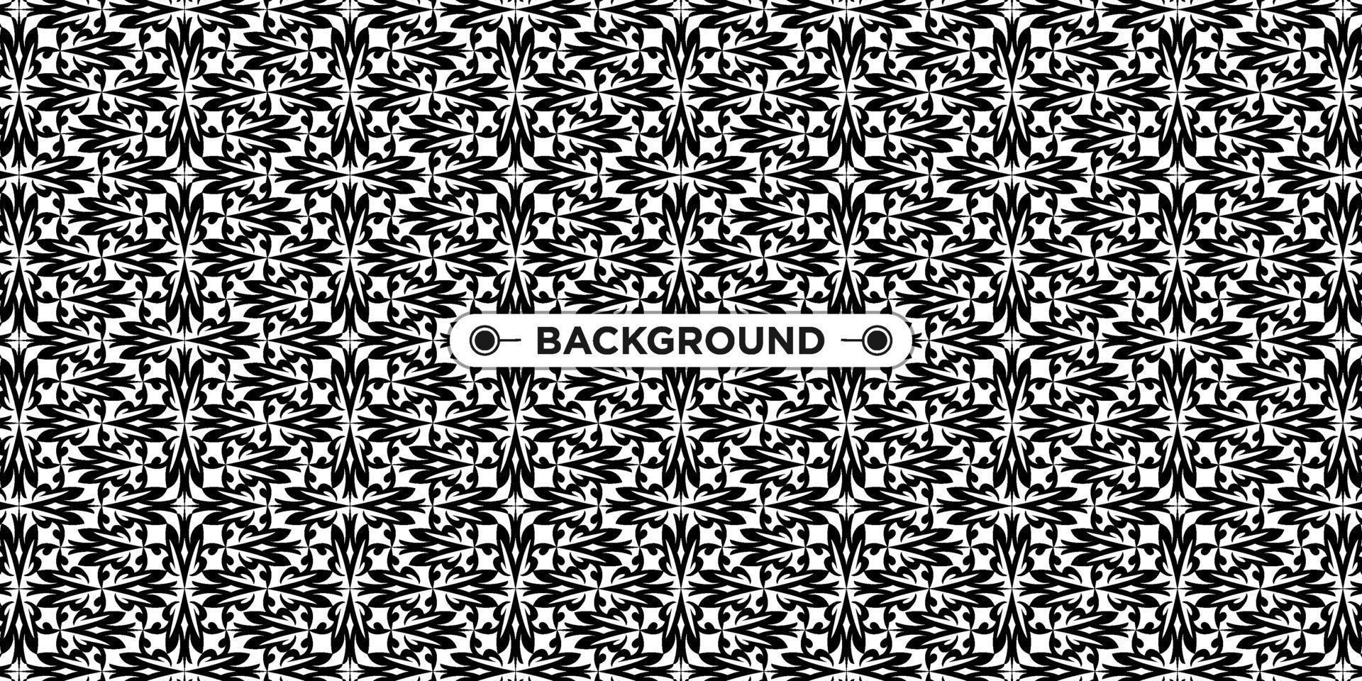 background pattern seamless ethnic geometric black and white vector