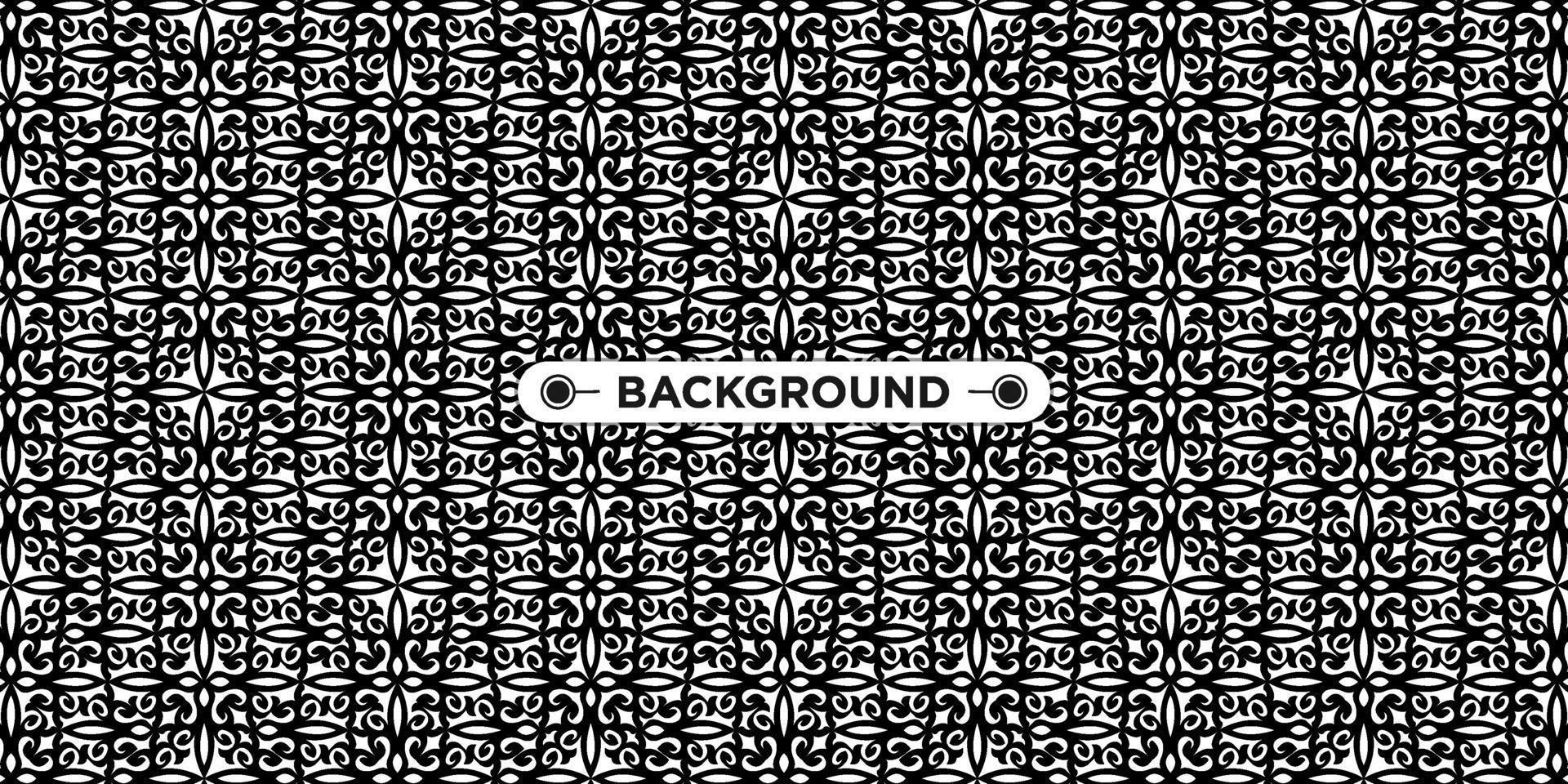 background pattern seamless ethnic geometric black and white vector