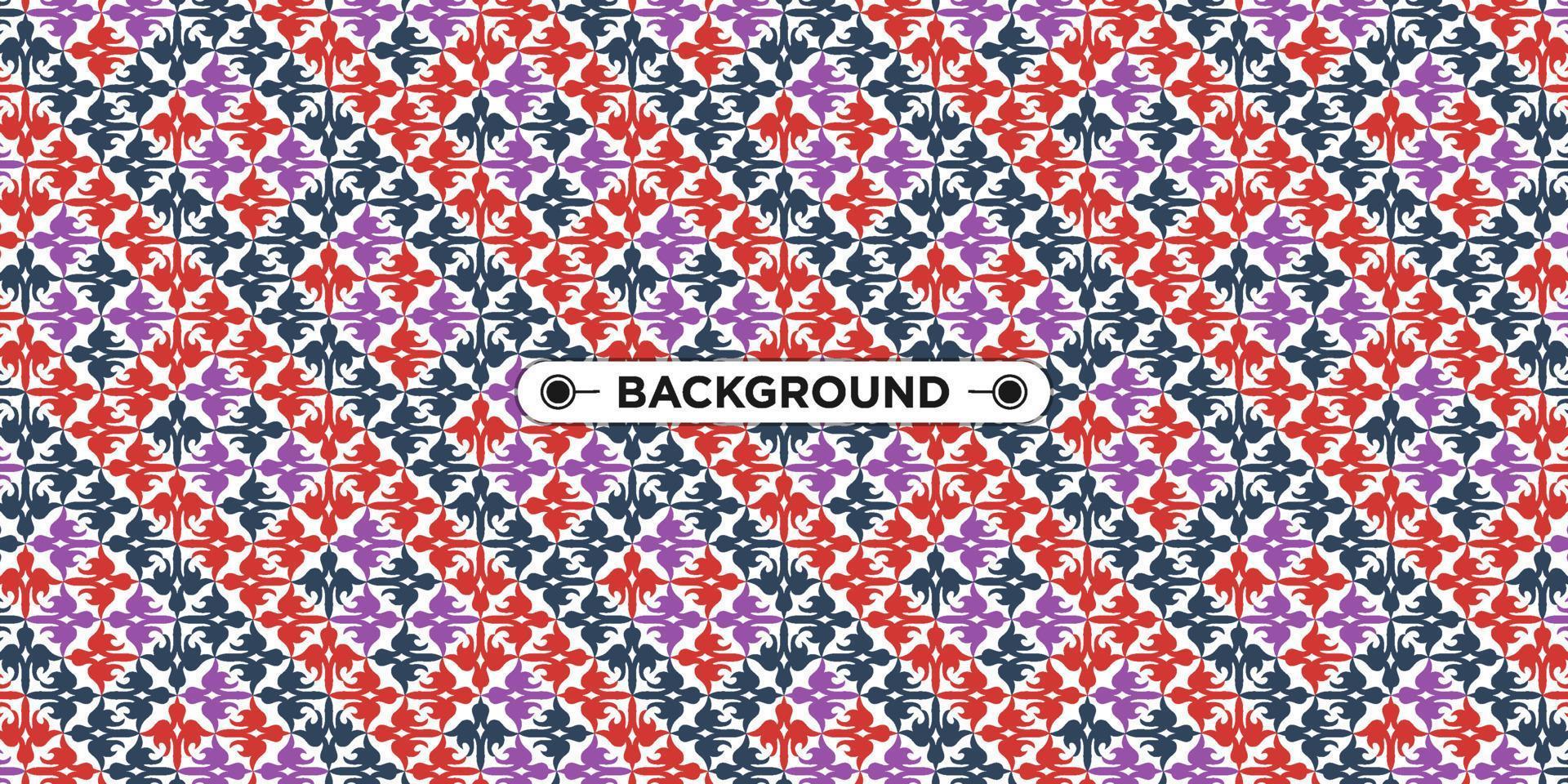 colorful geometric ethnic seamless pattern background vector