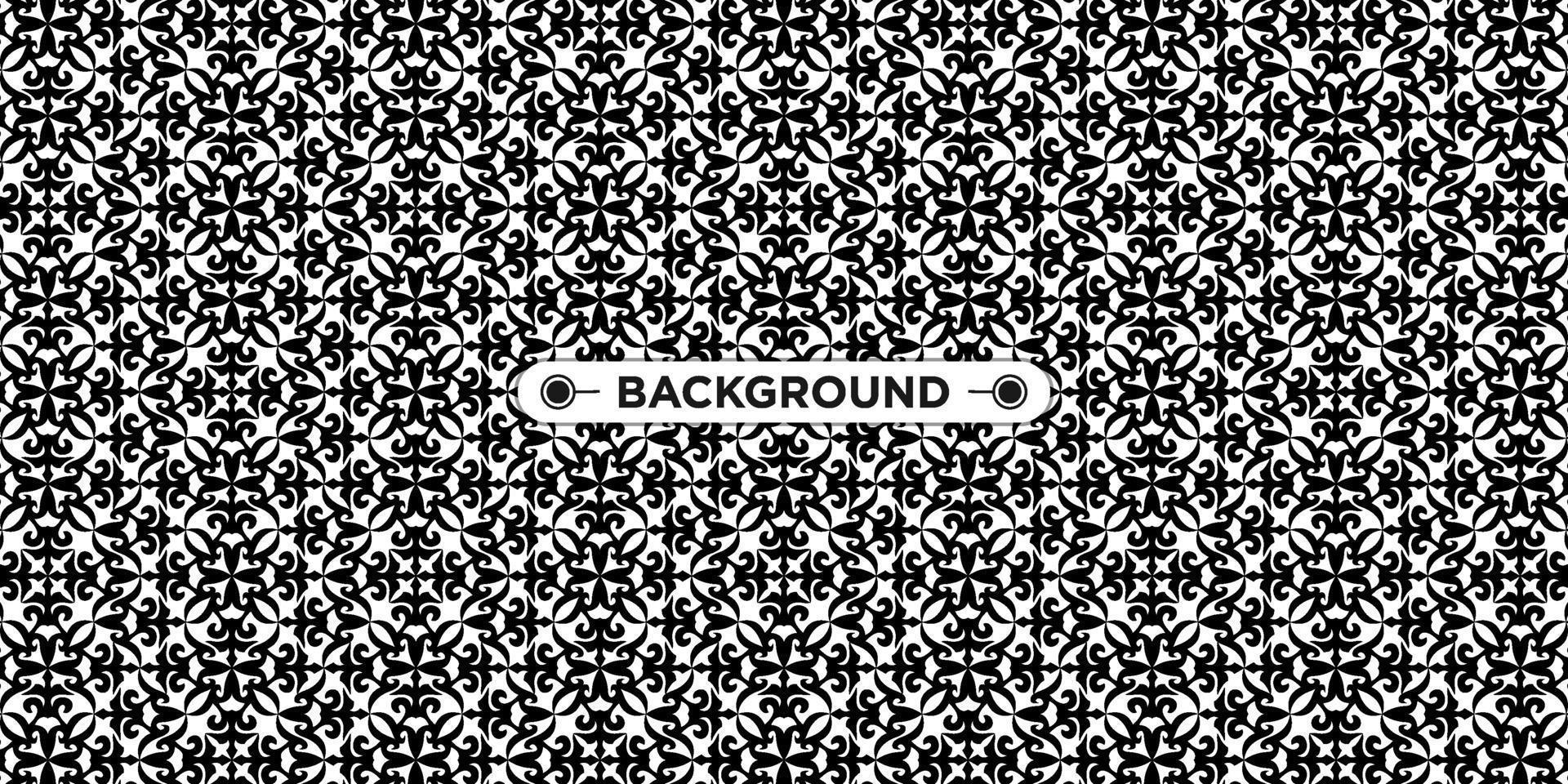 background pattern seamless ethnic geometric black and white vector