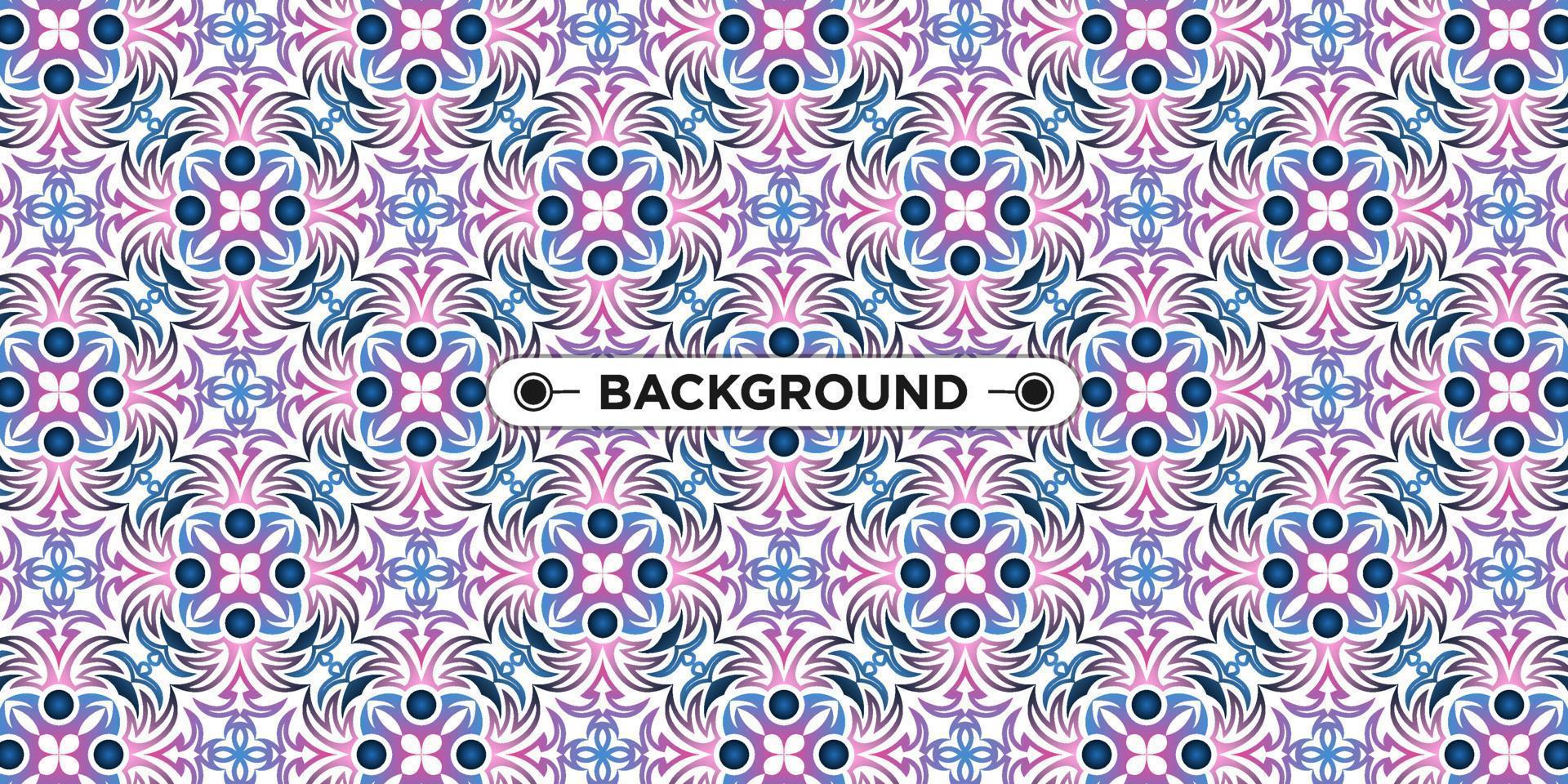 colorful ethnic mandala seamless pattern background vector
