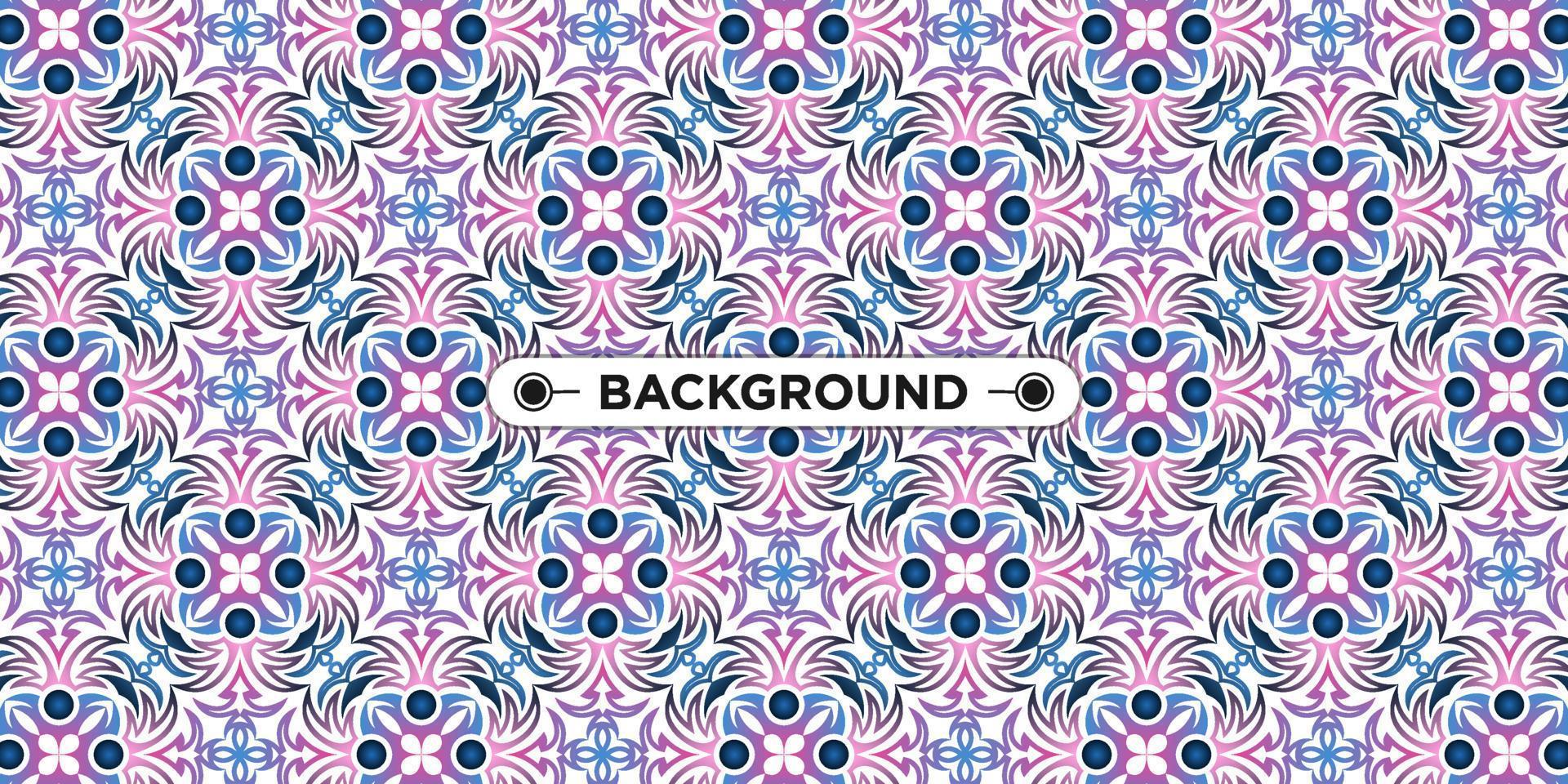 colorful ethnic mandala seamless pattern background vector