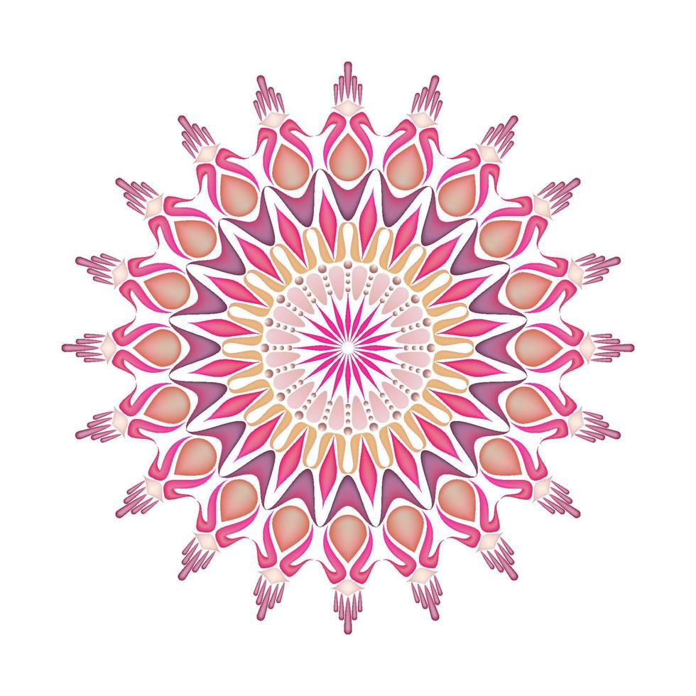 adornos de mandala elegantes y únicos vector