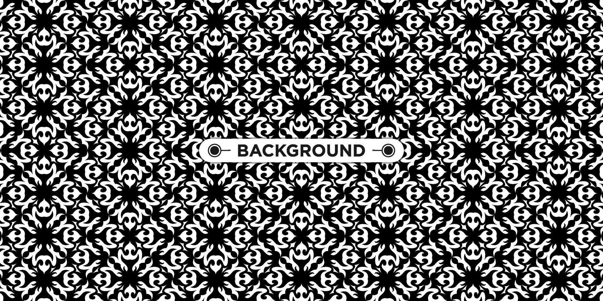background pattern seamless ethnic geometric black and white vector