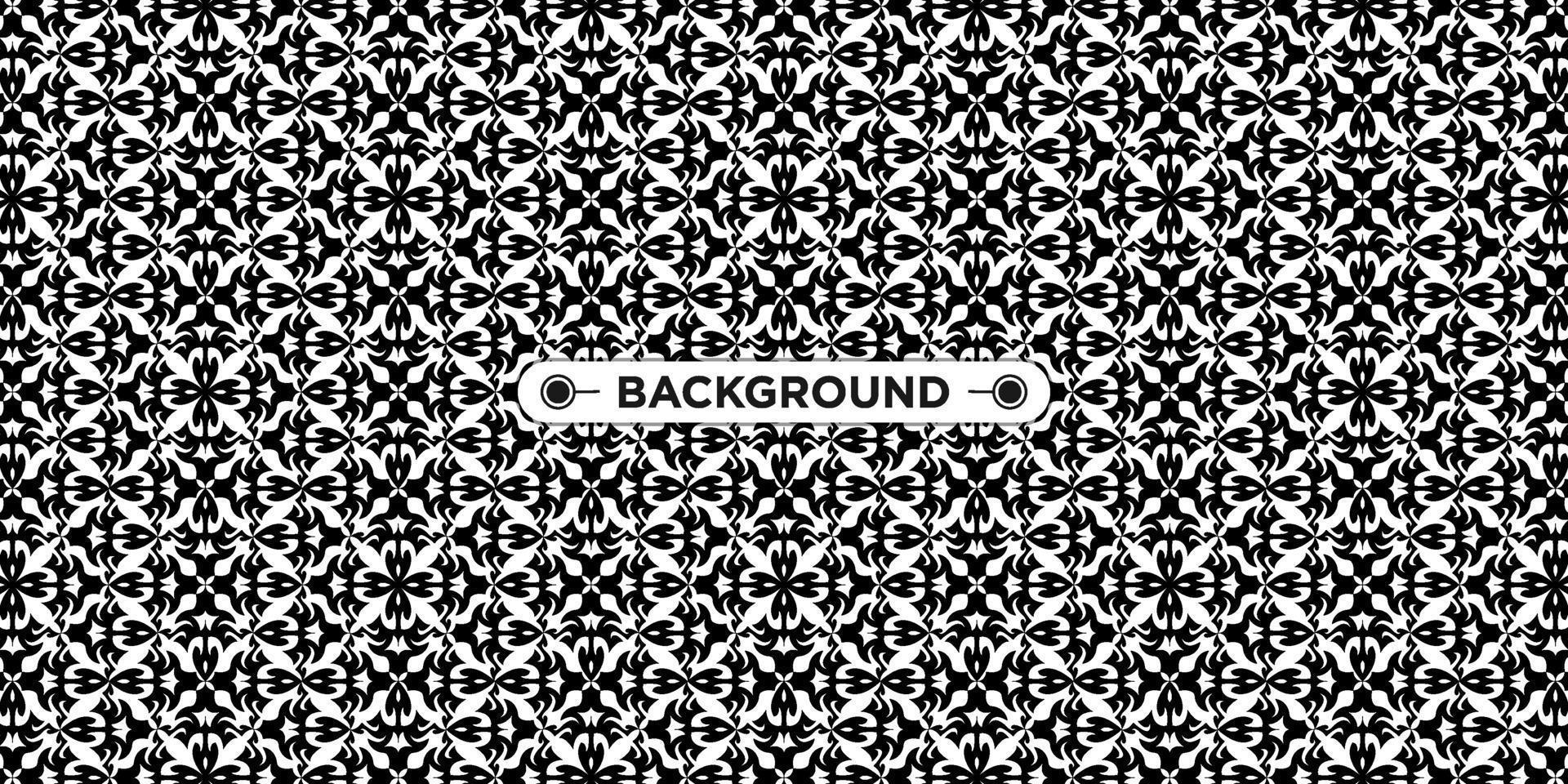 background pattern seamless ethnic geometric black and white vector