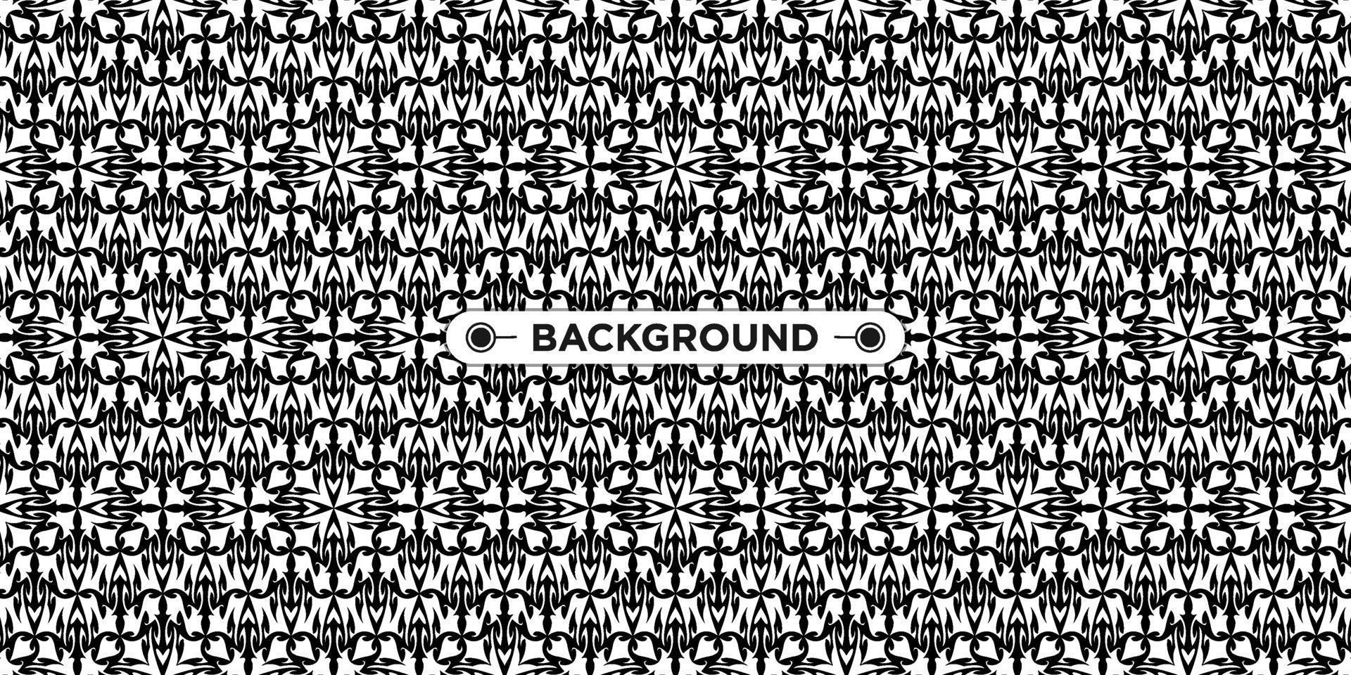 background pattern seamless ethnic geometric black and white vector