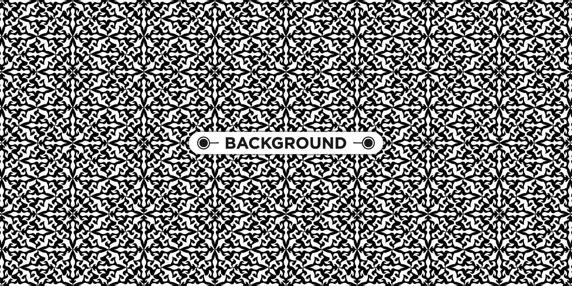 background pattern seamless ethnic geometric black and white vector