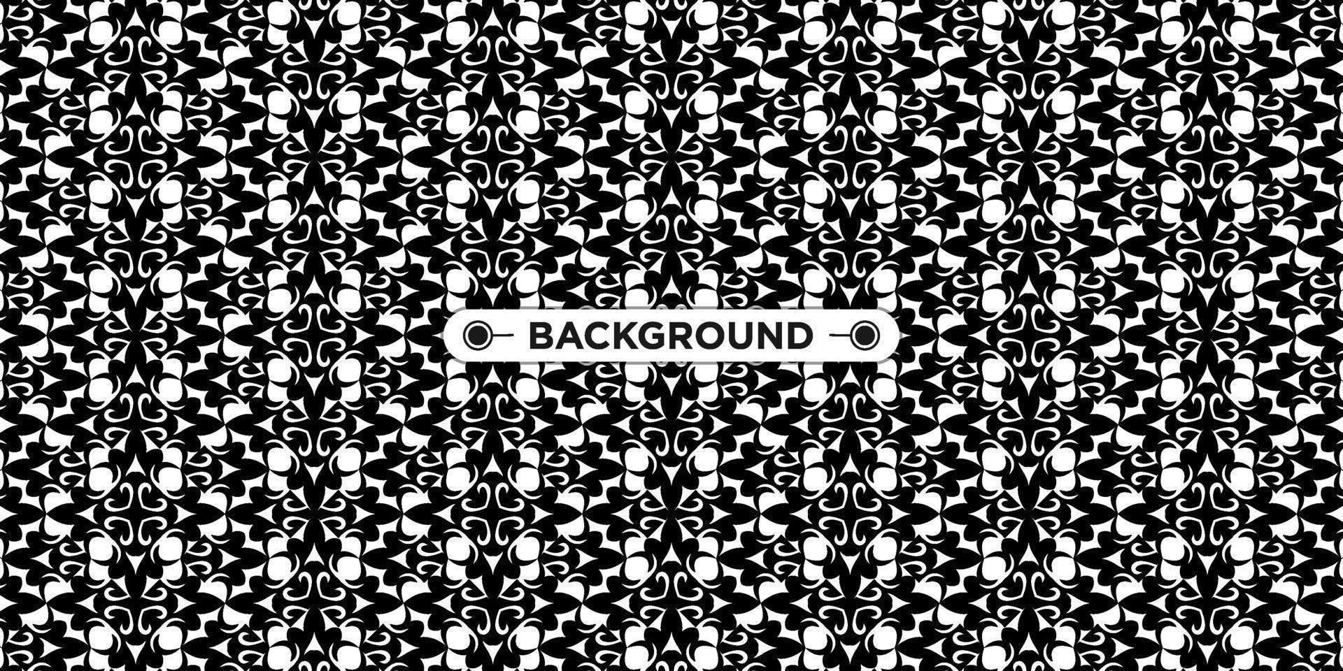 background pattern seamless ethnic geometric black and white vector