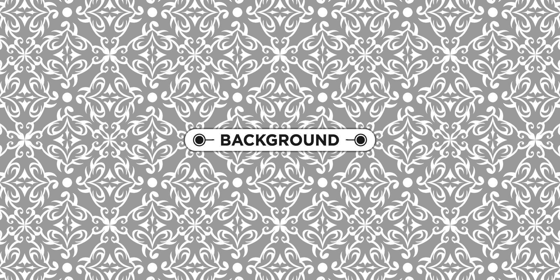 seamless pattern gray background with a unique abstract ethnic texture vector