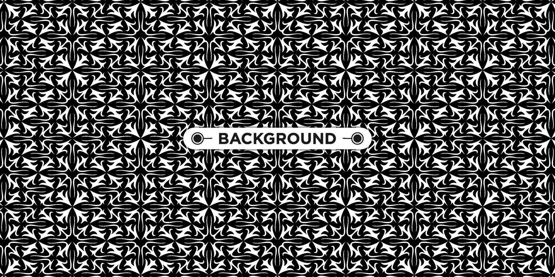 background pattern seamless ethnic geometric black and white vector