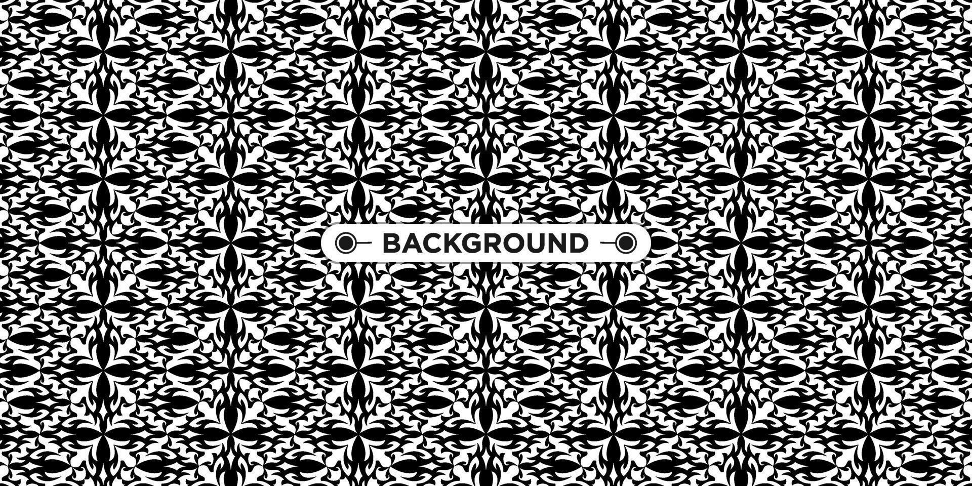 background pattern seamless ethnic geometric black and white vector