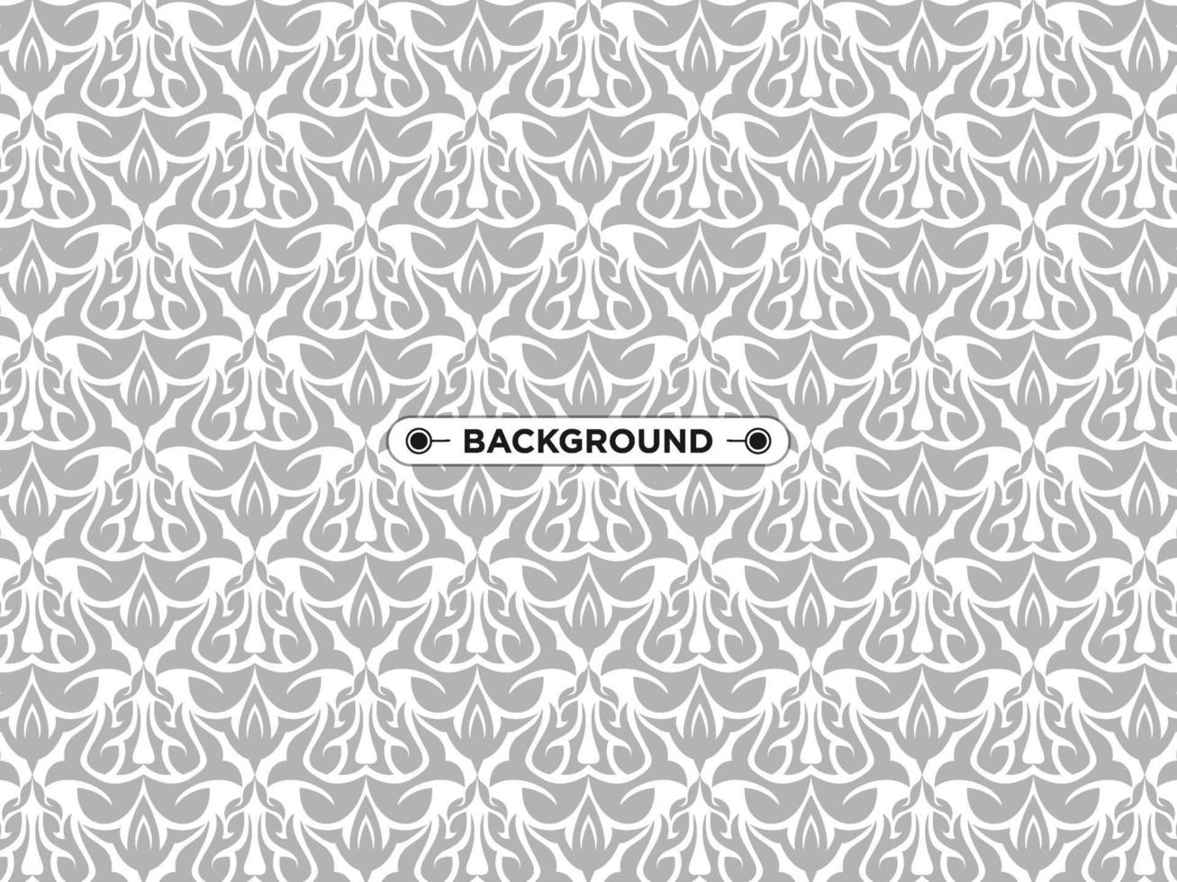 gray ethnic abstract background seamless elegant pattern vector