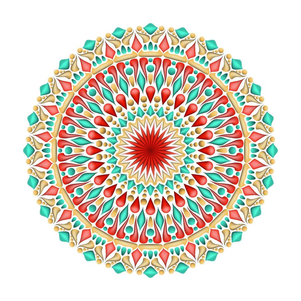 adornos de mandala elegantes y únicos vector