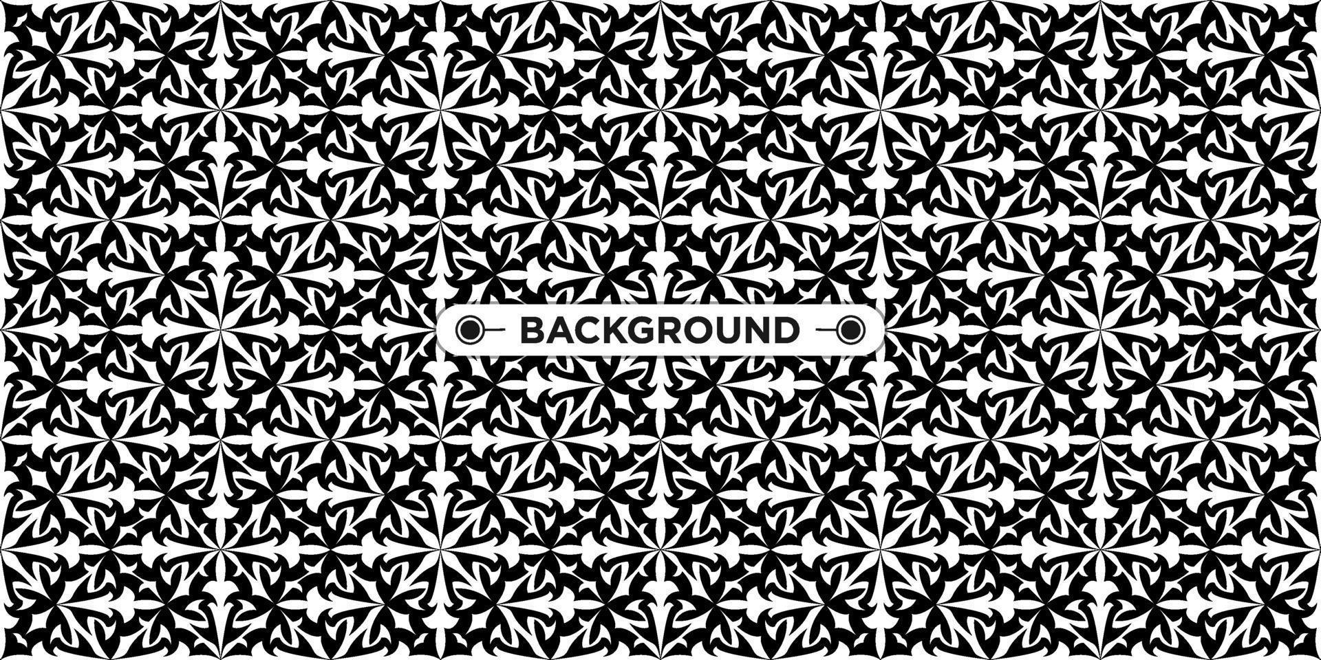 background pattern seamless ethnic geometric black and white vector