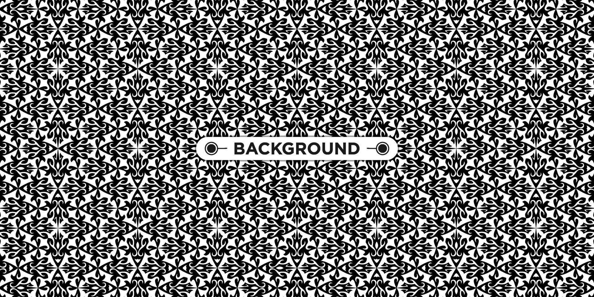 background pattern seamless ethnic geometric black and white vector
