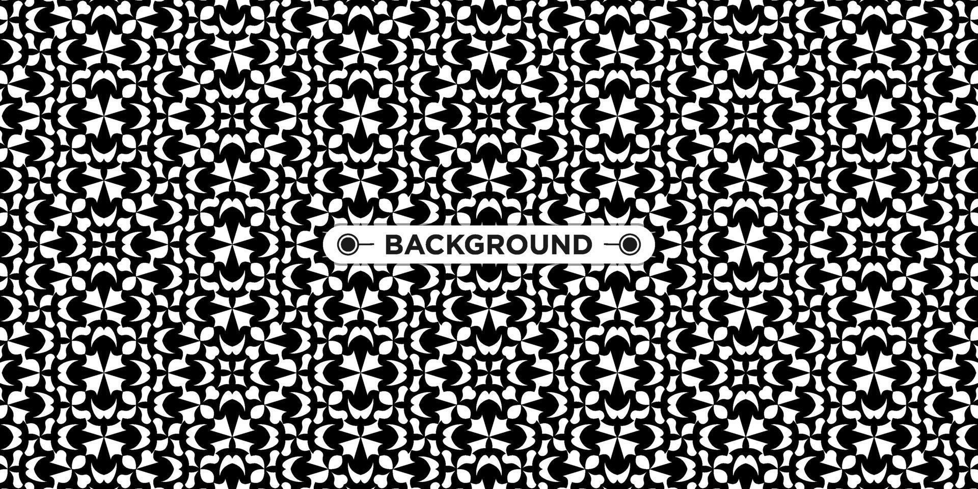 background pattern seamless ethnic geometric black and white vector