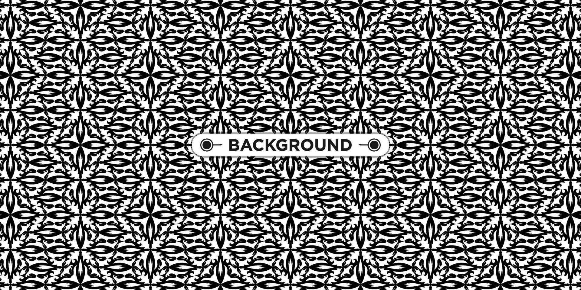 background pattern seamless ethnic geometric black and white vector