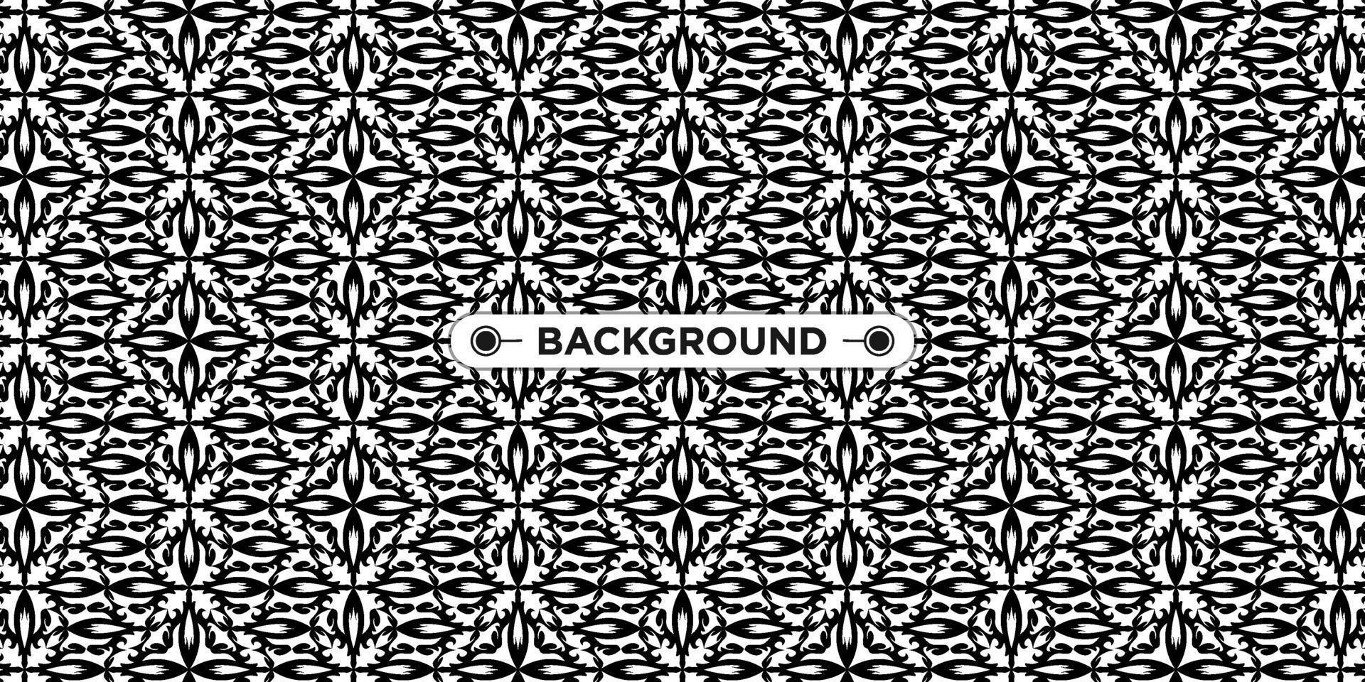 background pattern seamless ethnic geometric black and white vector