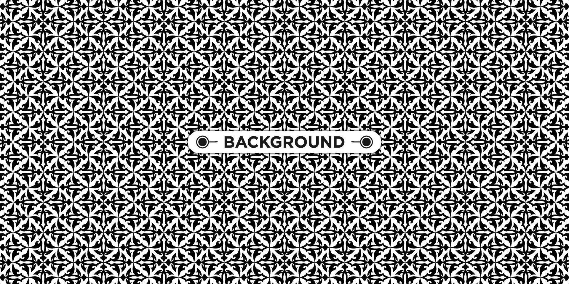 background pattern seamless ethnic geometric black and white vector