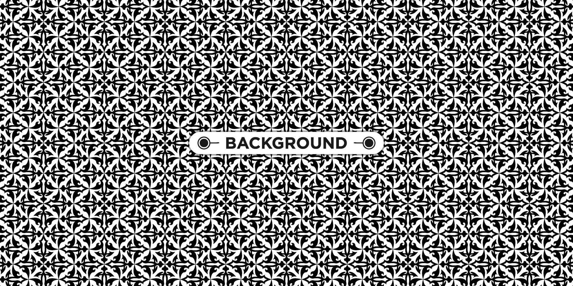 background pattern seamless ethnic geometric black and white vector