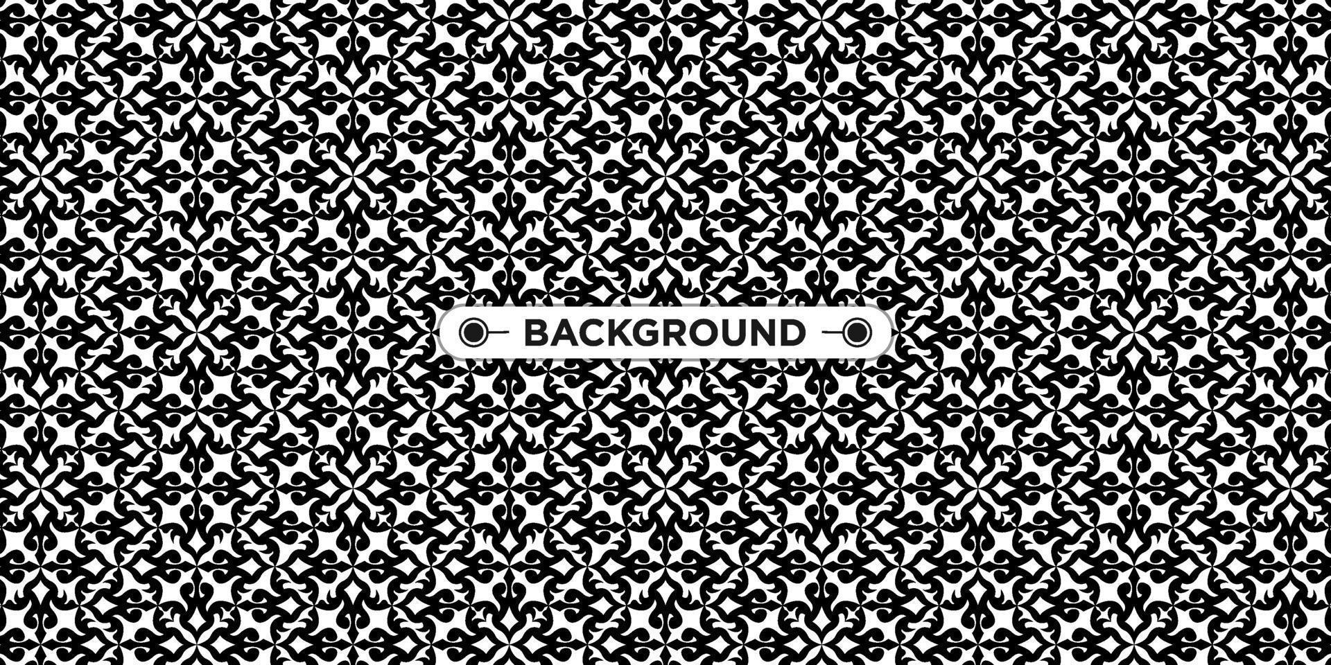 background pattern seamless ethnic geometric black and white vector