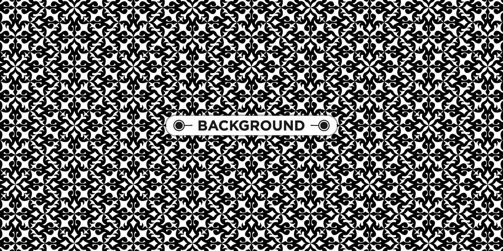 background pattern seamless ethnic geometric black and white vector