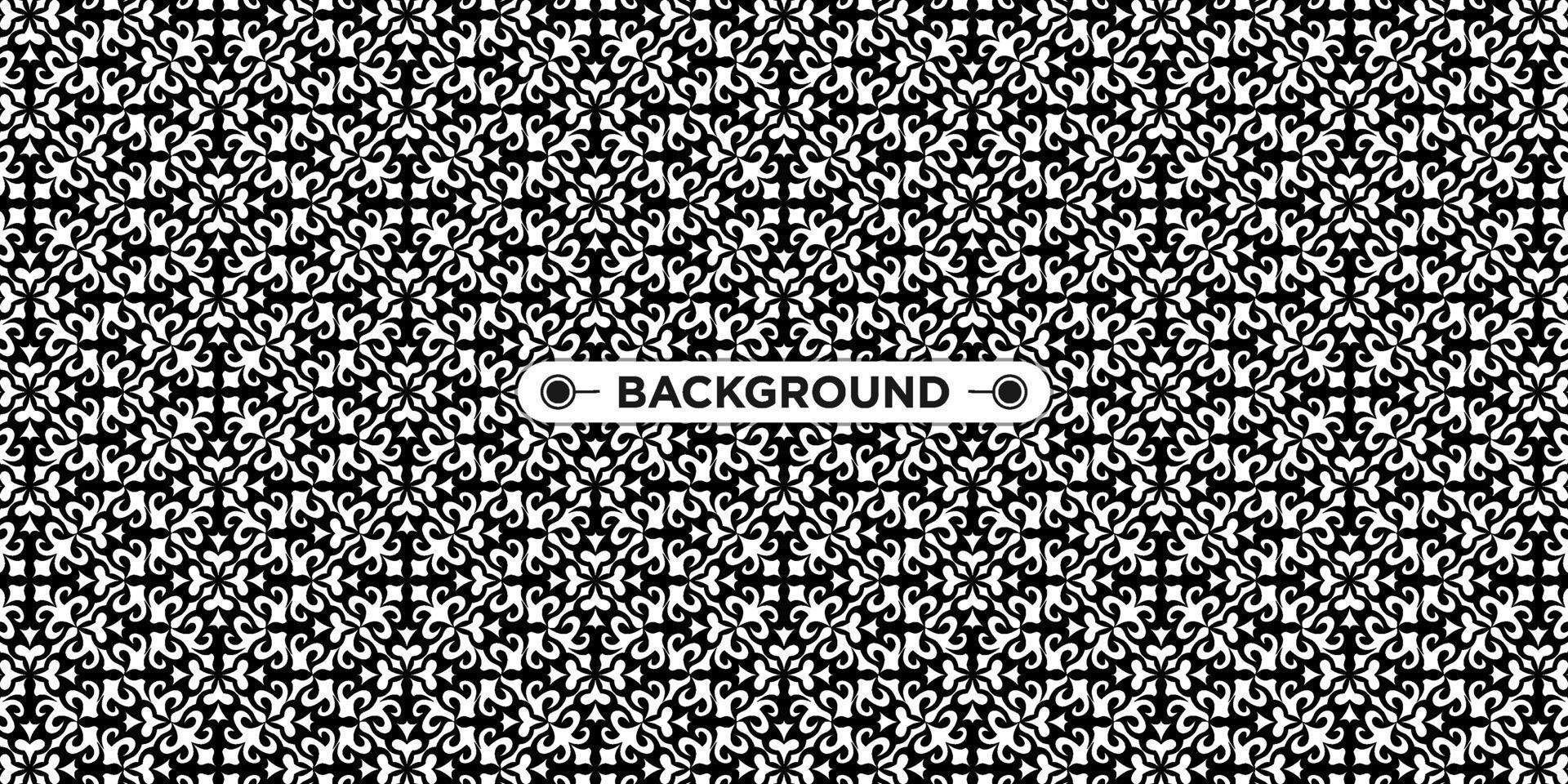 background pattern seamless ethnic geometric black and white vector