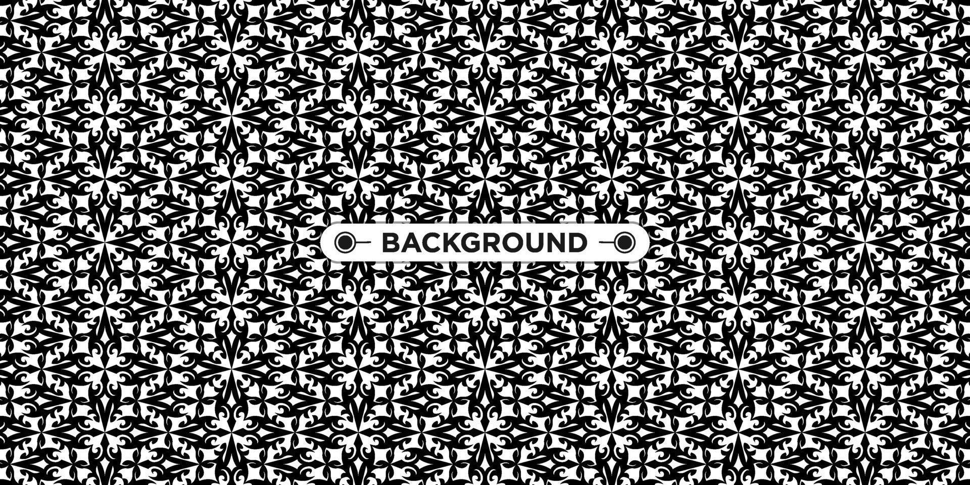 background pattern seamless ethnic geometric black and white vector