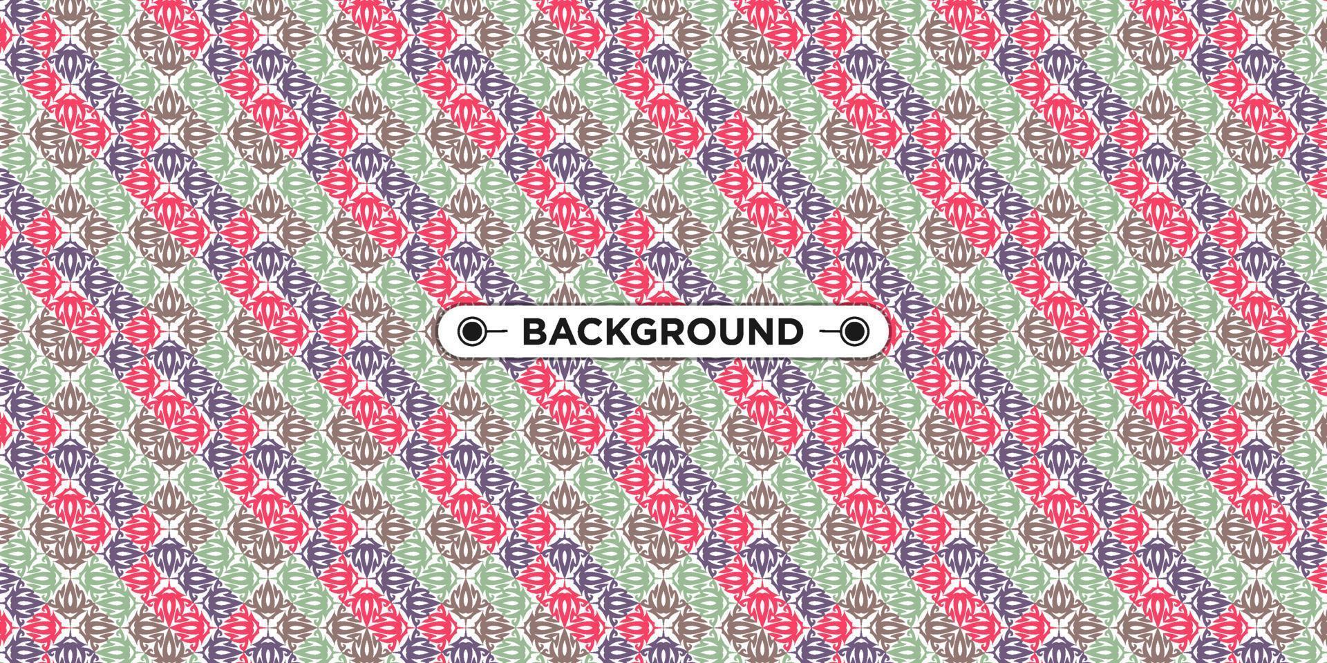 colorful geometric ethnic seamless pattern background vector