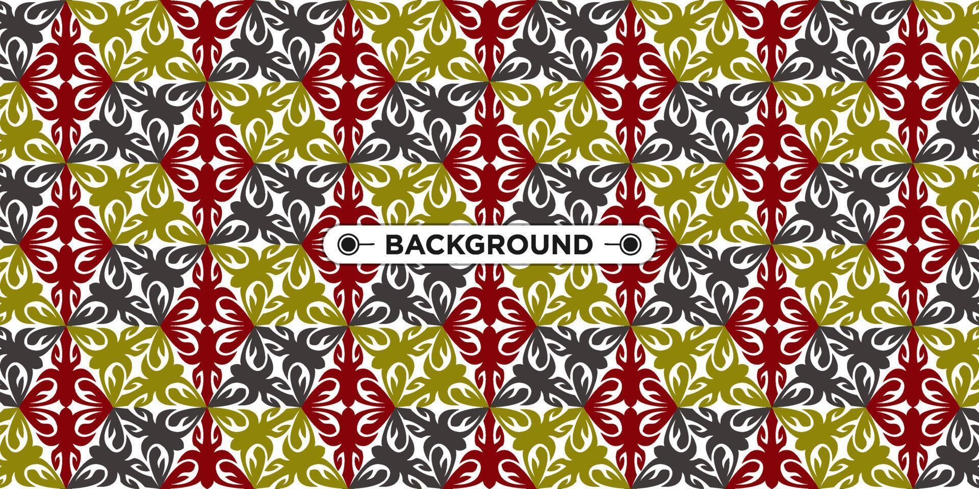 Unique colorful ethnic seamless pattern background vector