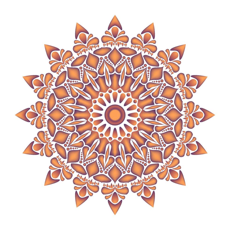 adornos de mandala elegantes y únicos vector