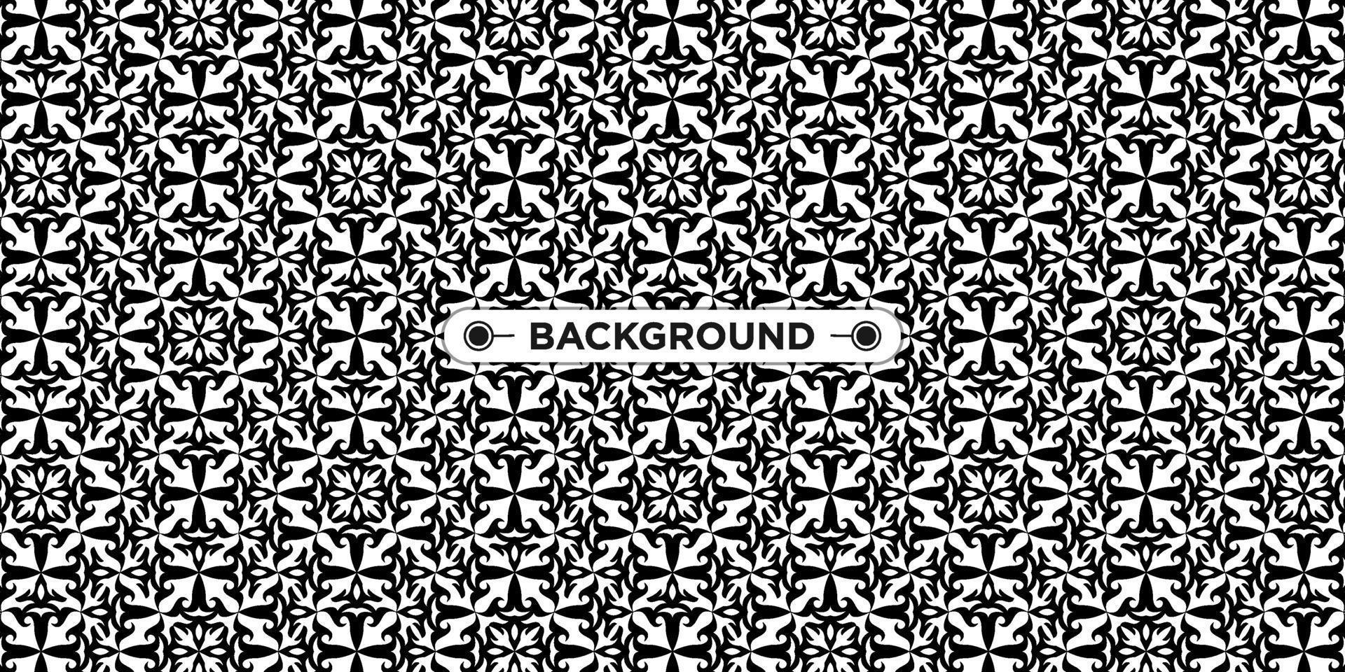 background pattern seamless ethnic geometric black and white vector